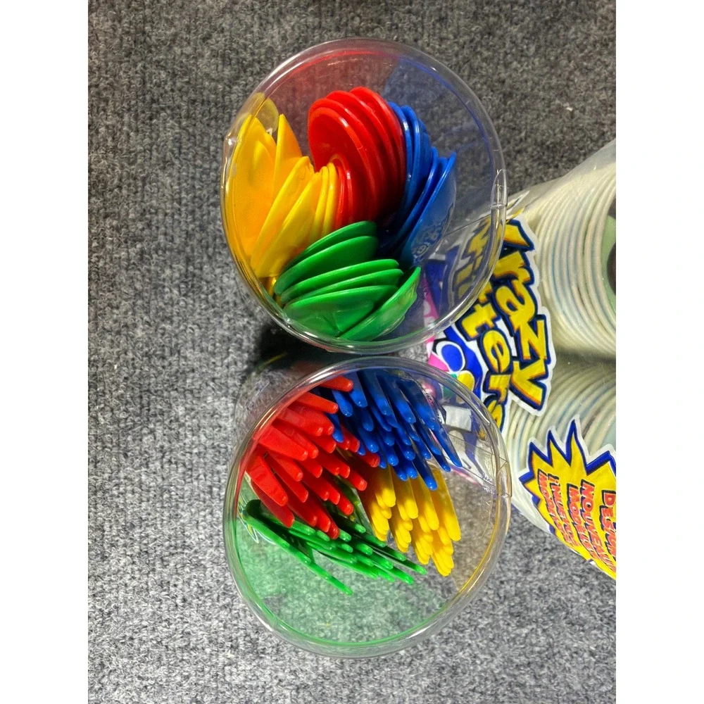 Vintage 2003 Dixie Krazy Kritters Cups and Cutlery Set Animal Theme